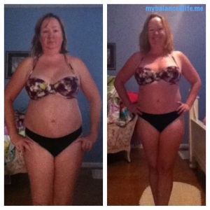 Before and after pictures for HCG diet experiment